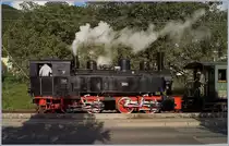 The Blonay-Chamby Railway G 2x 2/23 105 in Blonay. 

05.10.2019