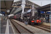 The SNCF 141 R 568 (L'Association 141R568 ) in Lausanne. 26.10.2019