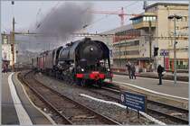 The SNCF 141 R 568 (L'Association 141R568 ) in Lausanne. 

26.10.2019