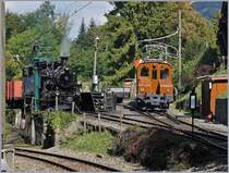 50 years Blonay Chamby Mega Bernina Festival: The RhB Ge 2/2 161 in Chaulin. 

15.09.2018