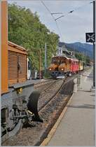 50 years Blonay Chamby Mega Bernina Festival - The Bernina RhB Ge 2/2 161 by the Blonay-Chamby Railway: in Blonay.

09.09.2018