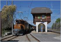 50 years Blonay Chamby Mega Bernina Festival - The Bernina RhB Ge 4/4 182 by the Blonay-Chamby Railway: in Chamby.

08.09.2018