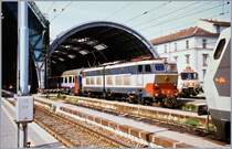 The FS E 656 094 with the  Vauban  to Bruxelles in Milano Centrale.

28.6.1997