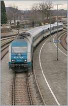 The Alex V 223 069 is arriving at Lindau Hbf. 

16.03.2018