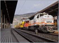 The Sersa Group Am 843 151-2 (UIC 98 85 5843 115-2 CH-SERSA) TRUDY in Vevey.

18.11.2019