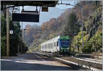 The BLS Lötschberger RABe 535 120 in Preglia. 

21.11.2017