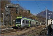 The BLS Lötschberger RABe 535 120 in Preglia. 

21.11.2017