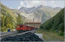 The MGB HGm 4/4 61 in Gletsch.

31.08.2019