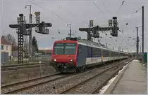 The SBB NPZ RE Neuchâtel - Frasne in Frasne.

23.11.2019