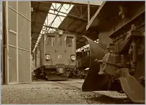 The Blonay-Chamby RhB Bernina Bahn Ge 4/4 81 in Chaulin. 

08.09.2018