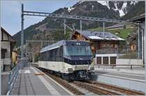 The MOB Ge 4/4 8001 in Chateau d'Oex.

02.04.2018