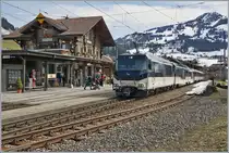 The MOB Ge 4/4 8001 in Saanen. 

02.04.2018