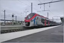 The SNCF Léman Express Z 31507 M (Coradia Polyvalent régional tricourant) in Annemasse. 

15.12.2019