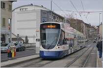 The tpg  Tango  1807 on the line 12 by the stop Place Favre in Chêne-Bourg.

15.12.2019
