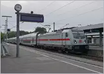 The DB 147 561 with an IC Singen - Stuttgart in Radolfzell (without custumer till Singen). 

22.09.2019