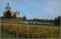 A BAM MBC local train  by Vufflens le Château. 

20.10.2015