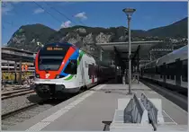 The SBB FFS TILO RABe 522.204 in Mendrisio. 

25.09.2019