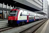 SBB 514 027 enters Zürich HB on 2 January 2020.