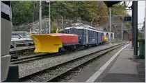 The MOB BDe 4/4 3002 with the X467 in Vevey. 

29.10.2019