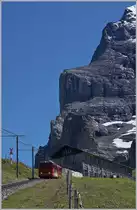 A JB train on the way to the Kleine Scheidegg near the Eigergletscher Station. 

08.08.2016