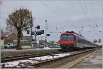 The SBB NPZ RBDe 562 comming form Neuchatel in Frasne.

23.11.2019