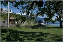 The Châtelard VD Station and a MVR ABeh 2/6 on the way to Montreux.

03.07.2017