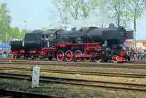 Ty42-24 takes part in the annual loco parade at Wolsztyn on 30 April 2016.