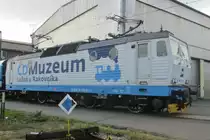 On 15 September 2018 CD 162 011 advertises for the railway museum at Luzna u Rakovnika in the works at Ceska Trebova.