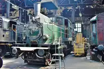DT-107 stands in the loco shed of the Heizhaus Strasshof on 28 May 2012.
