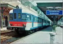 The FS Aln 668 1526 in Taormina Giardini. 

05/1988