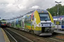 BiBi 82501 advertises the Champagne-region while calling at Longueville on 18 September 2011.