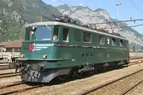 Recently transferred to SBB Historic and already taking part in the condition trips at Erstfeld is 11411 on 5 June 2015.