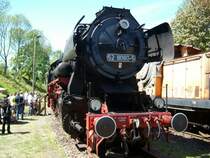 52 8080 der Eisenbahnfreunde L�bau beim Heizhausfest in L�bau/Sachs im Mai 2008