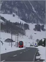 A AB  Walzer  local service is near Schwende on the way from Wasserauen to Gossau SG. 22.03.2021