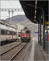 The SBB Re 4/4 II 11248 (Re 420 248-7) in Vevey.

19.02.2021