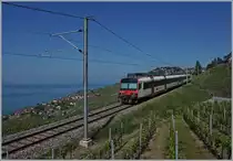 A SBB Domino is the local service from Vevey to Puidoux on the Trains de Vignes / Vineyard linie by Chexbres. 

17.05.2020