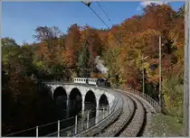 The Blonay Chamby G 3/3 N° 5 of the Baye de Clarens Viadukt. 

24.10.2020