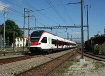 SBB 521 016-6 with S3 towards Laufen on 27.8.2008 at Pratteln.