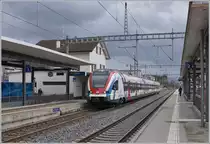 The SBB LEX RABe 522 230 is arriving at his treminal Station Coppet. 

10.03.2023