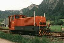 RhB Tm 2/2 93 on 17.05.1999 at Zizers.
