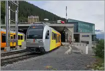 The new BLM Be 4/6 101  Eiger  leaves the Grütschalp station as the R66 to Mürren, in the background you can see the Be 4/6 102  Mönch  which will then be made available as the next train to Mürren. (Recording the quarter hour cycle).

Aug 8, 2024