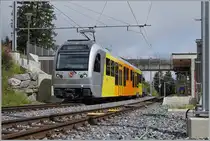 The new BLM Be 4/4 101  Eiger  is on the way from Mürren to Grütschalp as R66 3744 and has now arrived in Winteregg, where we have to wait for the return train.

August 8th 2024