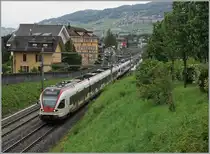The SBB RABe 523 026 and an other one are leaving after his stop the La Tour de Peilz Station.

21.06.2024