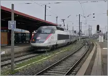 The SNCF TGV Rame 536 and an other one is leaving the Strasbourg station. 

12.03.2024