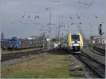 The SNCF Z 76705 is arriving at the Strasbourg station. 

12.03.2024