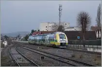 The SNCF Z 76678 is leving Molsheim. 

12.03.2024