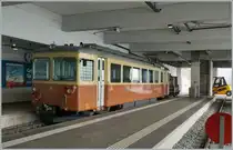 The BLM Be 4/4 21 in the Mürren Station. 

23. Juli 2024