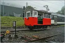 The refurbished small RB (Réseau Breton) draisine Dm 2/2 N° 3  Biniou  of the Blonay-Chamby railway is on a test drive in Blonay, it will be on the weekend of 7th/8th. Sept. officially put back into operation and presented to guests. 

In addition, the Dm 2/2 has been with the B-C for a very long time, as the following comments show: 

Around fifteen handcars from the company “Billard”, a renowned French railcar manufacturer, were in use on the almost 400 km long route network in Brittany.
An ingenious device of movable rails mounted on a pivot point allows the trolley to be turned around to change direction or parked on a section of track next to the main track to clear the track for trains. 

In 1968, Blonay-Chamby in Loudeac removed some vehicles from the Breton network as they were being dismantled. Since there was still a small space available on the transport wagons, it was decided at the last moment to also take trolley number 3, which was available at the station, with us.  This draisine, called “Le Biniou” in BC, will be used for the initial maintenance work between Blonay and Chamby and also for the dismantling of the line between St-Légier and Châtel-St-Denis. It is later taken out of service after it is damaged. Some thirty years later, the arrival of a new member, a retired auto mechanic, brought this vehicle back to life. Since the original “Renault Frégate” engine was beyond repair, a Peugeot J9 engine was adapted to it.
(Translated from a text by J.D.Paré/Blonay-Chamby)   
Recently revised, the Dm 2/2 N° 3 will be on the 7th/8th. Will be used in September 2024.
August 18, 2024