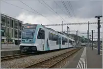 The new TPC ASD ABe 4/8 473  Glacier 3000  in the Aigle Station. 

03.08.2024