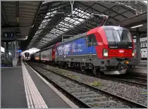 The SBB Cargo 193 066 is waiting in Lausanne with a mixed freight train to continue its journey towards Villeneuve.

February 3, 2025